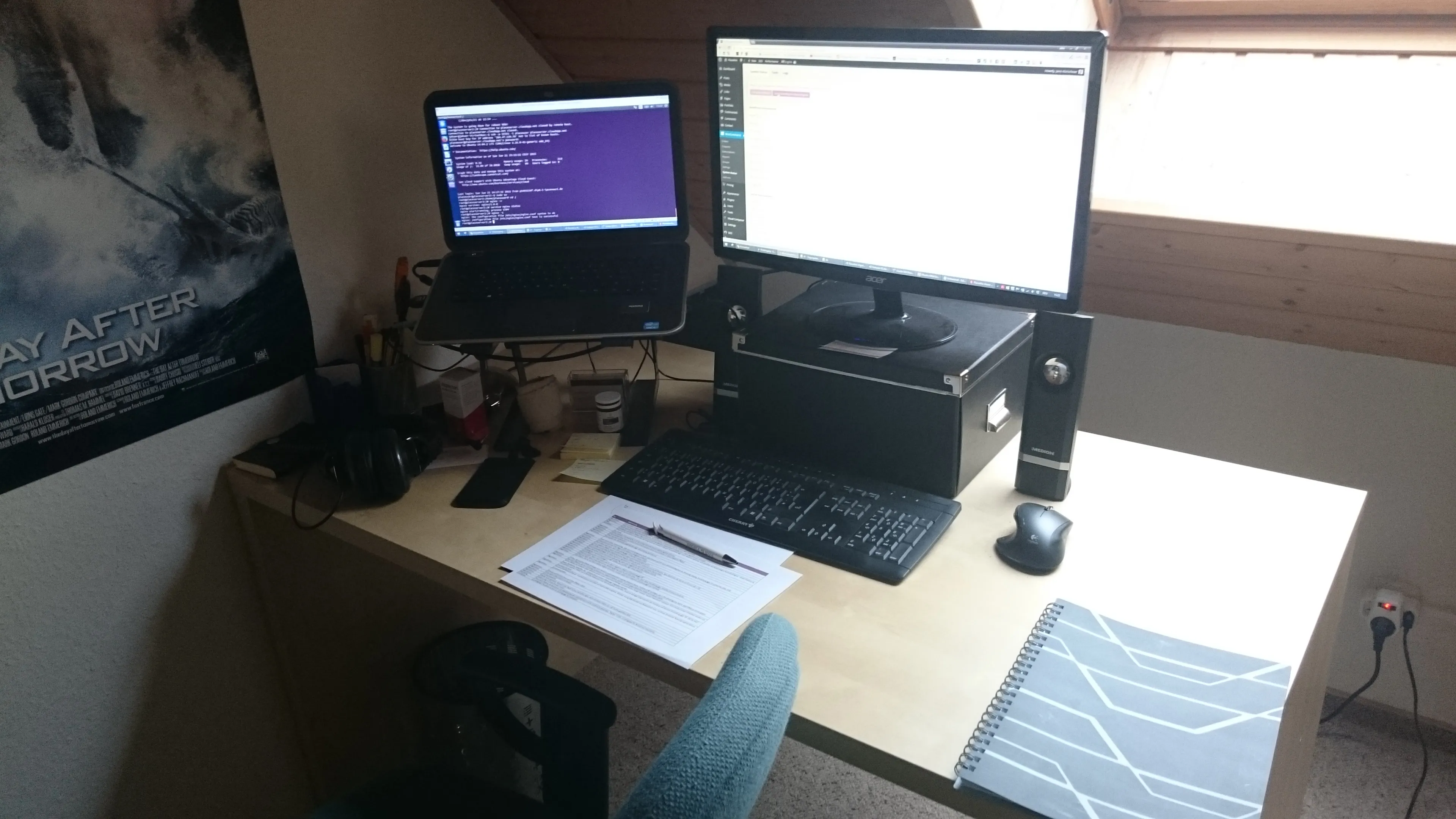 And into my old room - mind the old movie poster ;)